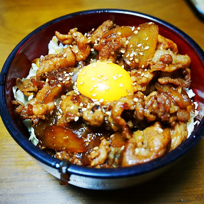 簡単☆こってり豚丼